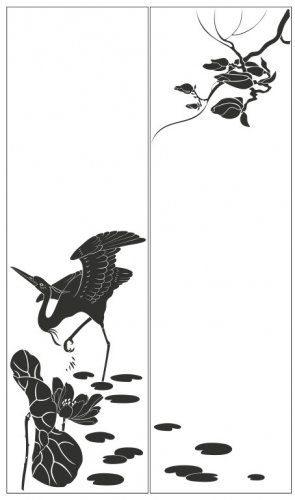 Пескоструйный рисунок Птицы 191